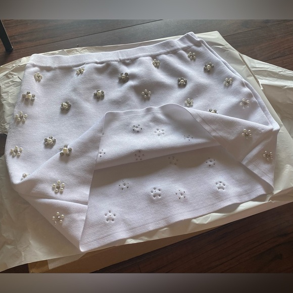 BEADED JEWEL KNIT MINI SKIRT - Picture 2 of 8